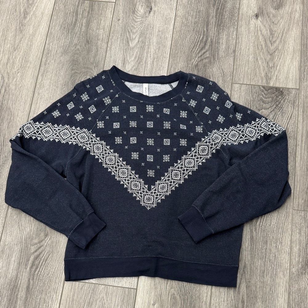 NWOT RVCA Navy Blue Sweatshirt